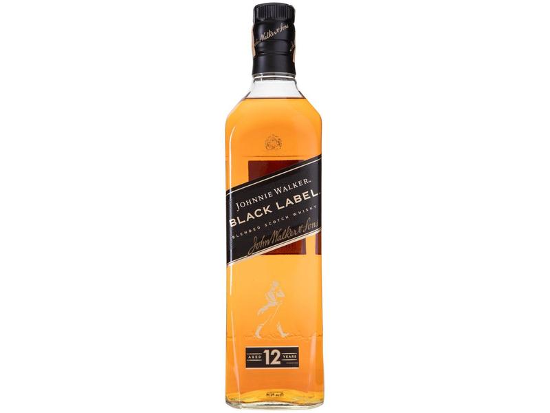 Whisky Johnnie Walker Escocês Black Label - 12 anos Blended 750ml